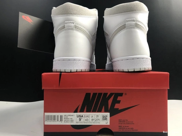 Bmlin Shoes Retro BQ4422-100 Jordan Neutral 85 Air 1 High Grey 0814